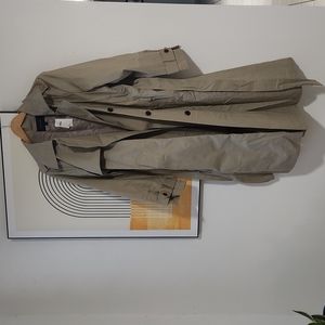 Cotton Twill Trench Color Maverick Tan